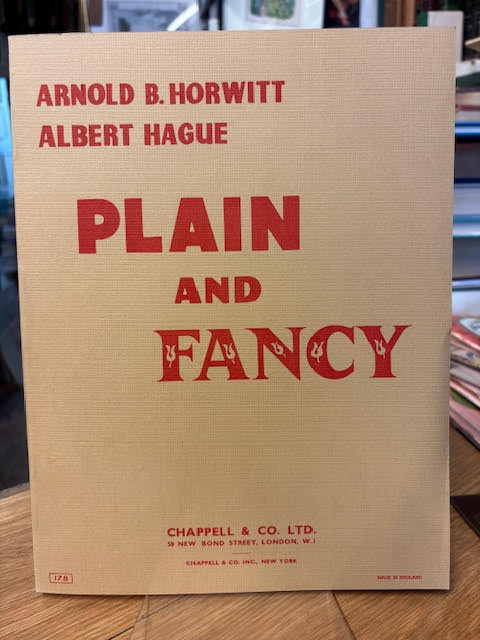 Plain and Fancy - The Musical Comedy [Vocal Score]