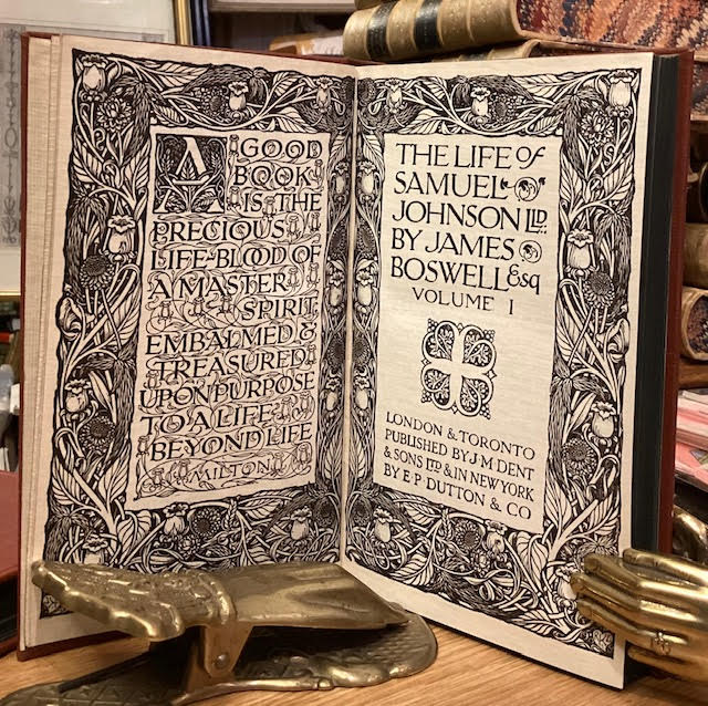 The Life of Samuel Johnson, LL.D. In two volumes