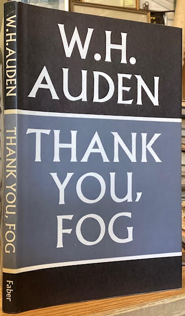 Thank You, Fog. Last Poems.