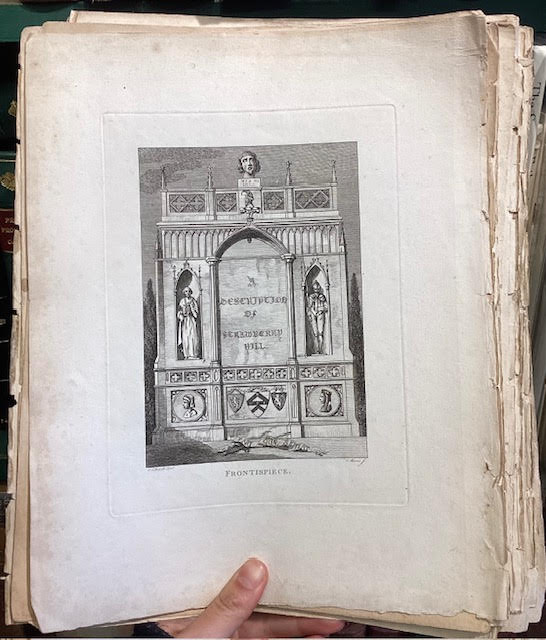 A Description of Strawberry Hill [Plates from Horace Walpole's 1784 A Description of the Villa of Horace Walpole]