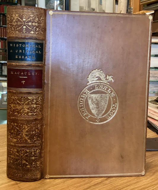 Critical and Historical Essays contributed to the Edinburgh Review