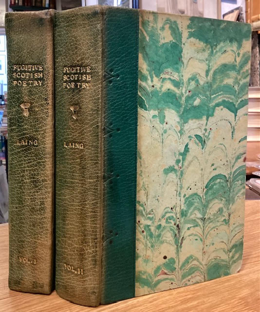 Various Pieces of Fugitive Scottish Poetry, possibly of the seventeenth century [two volumes]