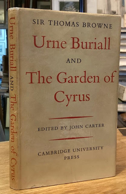Urne Buriall and The Garden of Cyrus