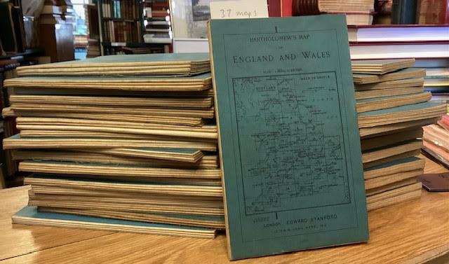 Bartholomew's Map of England and Wales [37 maps complete set]