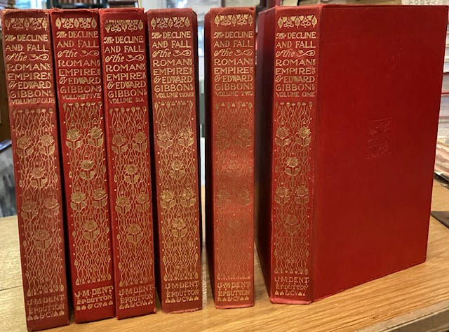 The Decline and Fall of the Roman Empire. Everyman's Library. In six volumes