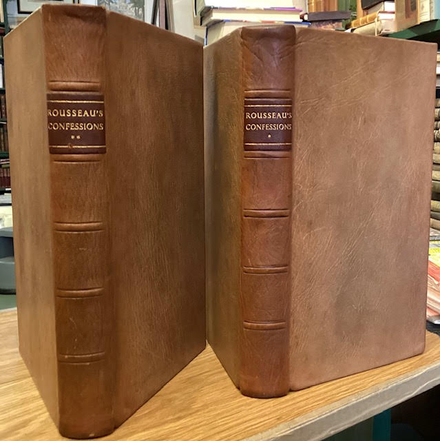 The Confessions of J. J. Rousseau. In an Anonymous English Version First Published in Two Parts in 1783 and 1790. Two volumes