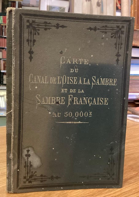 Carte du Canal de La Sambre a L'Oise et De La Sambre Canalisee au 50.000e