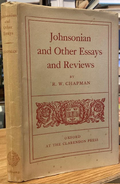 Image for Johnsonian and Other Essays and Reviews Johnsonian and Other Essays and Reviews