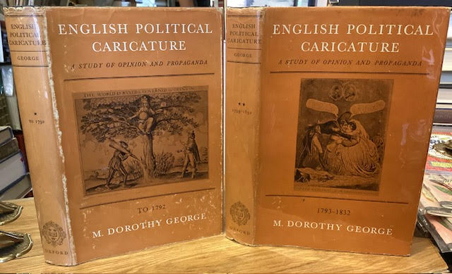 English Political Caricature : a study of opinion and propaganda [2 volumes]