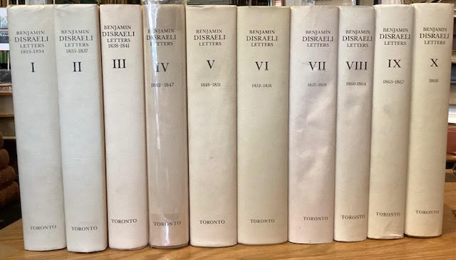 Benjamin Disraeli Letters [10 volumes]