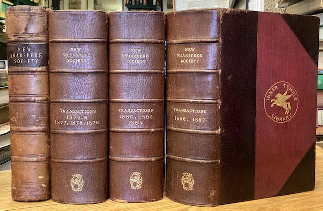 The New Shakspere Society's Transactions [4 vols]