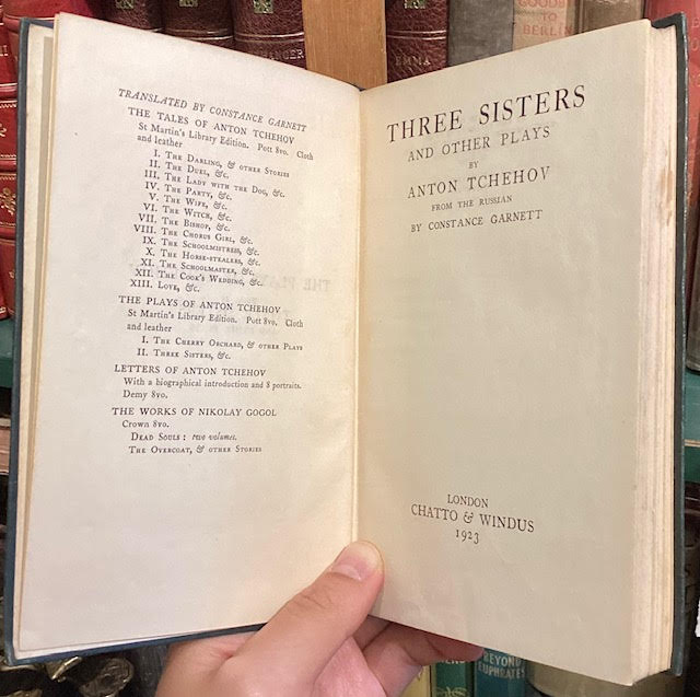 Three Sisters And Other Plays