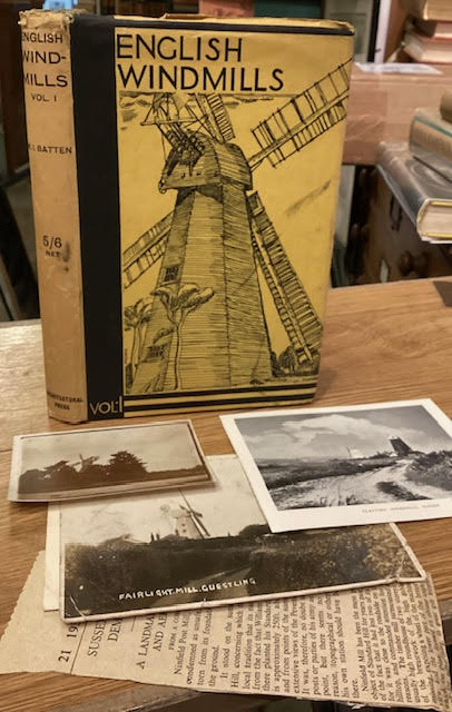 English Windmills Volume I, containing a history of their origin and development, with records of mills in Kent, Surrey and Sussex