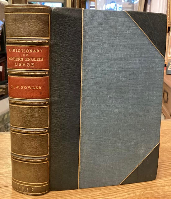 A Dictionary of Modern English Usage