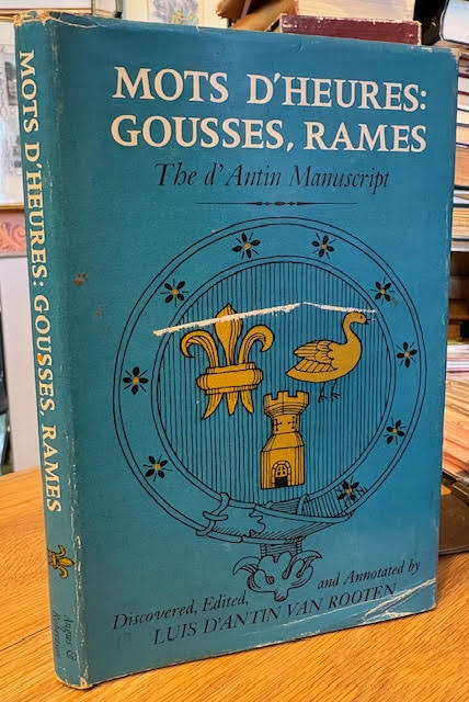 Image for Mots d'Heures: Gousses Rames. The d'Antin Manuscript Mots d'Heures: Gousses Rames. The d'Antin Manuscript