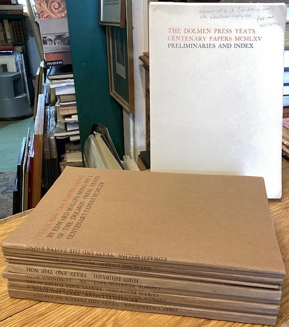 The Dolmen Press Yeats Centenary Papers