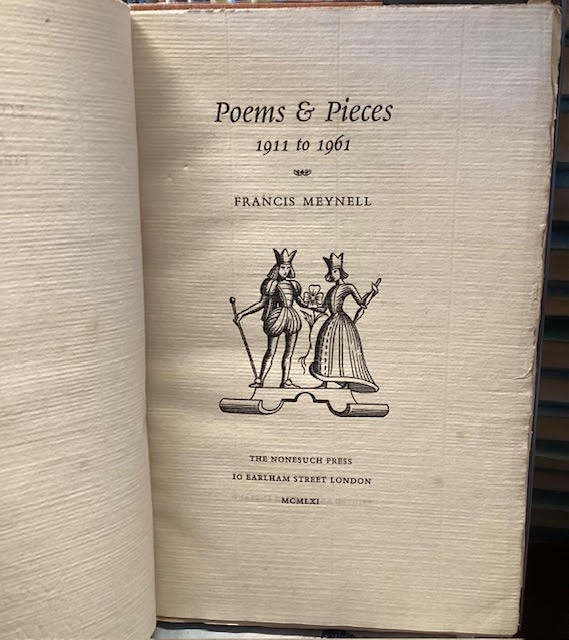 Image for Poems and Pieces 1911 to 1961 Poems and Pieces 1911 to 1961