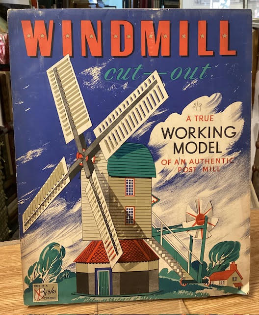 Windmill cut-out : a true working model of an authentic post mill