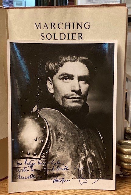 Marching Soldier [with a signed Laurence Olivier photograph]