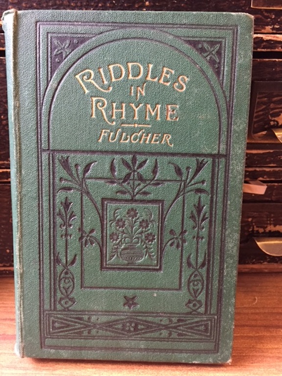 Riddles In Rhyme A Book Of Enigmas-Charades-Conundrums