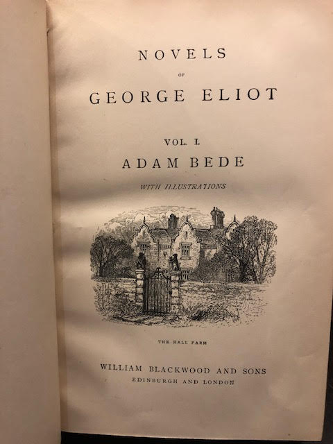 Novels of George Eliot : Adam Bede. Mill on the Floss. Silas Marner ...